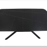 Стол обеденный Signal VECTOR Ceramic 160 (черный/черный) заказать по цене 79 220 руб. в Саратове