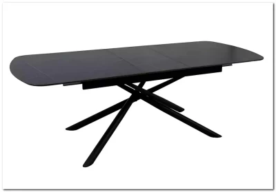 Стол обеденный Signal VECTOR Ceramic 180 (черный/черный) 