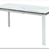 Стол CORNER 120 MATTE STATUARIO Белый мрамор матовый керамика, стекло/ белый каркас заказать по цене 59 400 руб. в Саратове