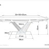 Стол обеденный Signal GENESIS 180 раскладной (белый/дуб) заказать по цене 102 219 руб. в Саратове