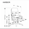 Кресло компьютерное Halmar HARBOR (черный) заказать по цене 24 820 руб. в Саратове