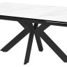 Стол BELLUNO 160 MARBLES KL-99 Белый мрамор матовый, итальянская керамика/ черный каркас заказать по цене 124 150 руб. в Саратове