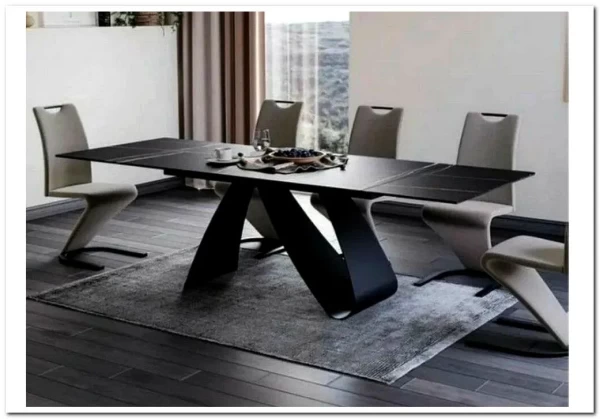 Стол обеденный Signal DIUNA CERAMIC раскладной (черный мат) заказать по цене 154 060 руб. в Саратове