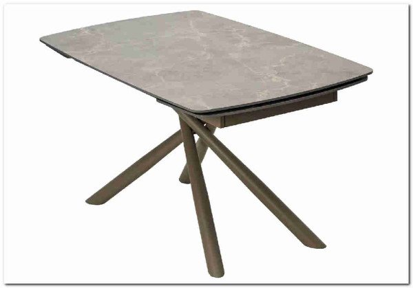 Стол RIVOLI 140 MATT LATTE STONE SOLID CERAMIC / TAUPE, DISAUR заказать по цене 74 900 руб. в Саратове