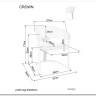 Стул кухонный Signal Crown Velvet Bluvel 22 (светло-бежевый/золотой) заказать по цене 30 928 руб. в Саратове