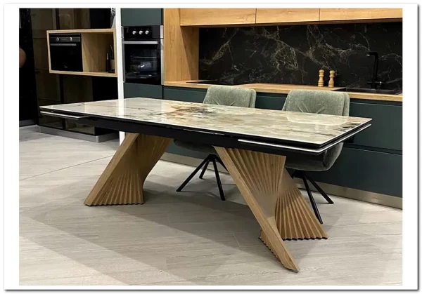 Стол МАНХЭТТЕН 200 PANDORA, керамика / Дуб Галифакс заказать по цене 101 100 руб. в Саратове