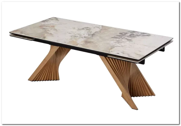 Стол МАНХЭТТЕН 200 PANDORA, керамика / Дуб Галифакс заказать по цене 101 100 руб. в Саратове