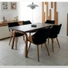 Стол обеденный Halmar LOZANO (черный мрамор/ореховый) заказать по цене 68 406 руб. в Саратове