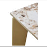Стол CORNER 120 GLOSS LUXURY PANDORA SOLID CERAMIC / шампань, ®DISAUR заказать по цене 71 450 руб. в Саратове