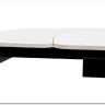 Стол RIVOLI 140 MATT WHITE MARBLE SOLID CERAMIC / BLACK заказать по цене 74 900 руб. в Саратове