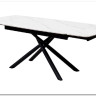Стол RIVOLI 140 MATT WHITE MARBLE SOLID CERAMIC / BLACK заказать по цене 74 900 руб. в Саратове