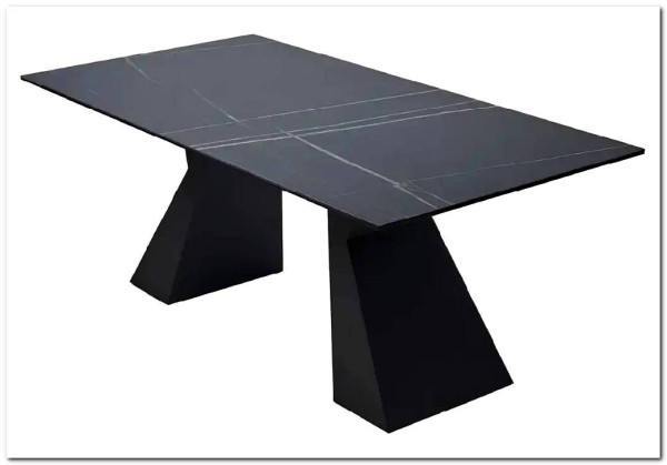 Стол БОГАРТ 200 TITANIUM BLACK PULIDO, керамика / Черный заказать по цене 110 900 руб. в Саратове