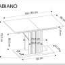 Стол обеденный Halmar FABIANO 135 раскладной (дуб вотан/черный) заказать по цене 31 373 руб. в Саратове