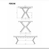 Стол обеденный Halmar PERONI 100 раскладной (дуб золотой/черный) заказать по цене 86 595 руб. в Саратове