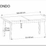 Стол обеденный Halmar EDMONDO 160 раскладной (дуб/черный) заказать по цене 108 460 руб. в Саратове