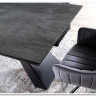 Стол обеденный Signal SALVADORE CERAMIC раскладной (серый мрамор/черный мат) заказать по цене 136 583 руб. в Саратове