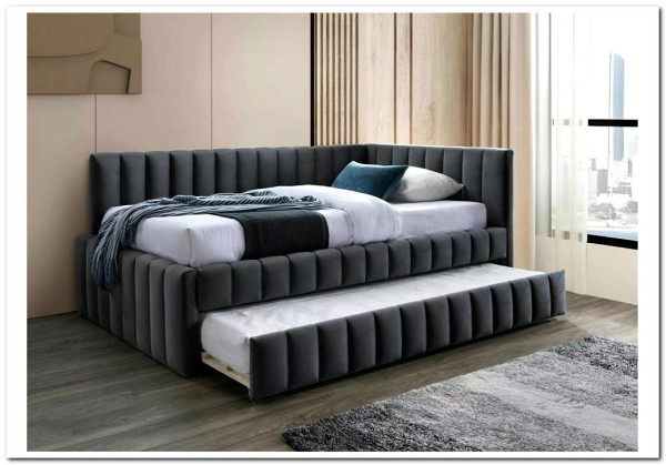 Кровать SIGNAL ALFIE Velvet Bluvel 14 темно-серый, 120/200 заказать по цене 77 985 руб. в Саратове
