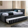 Кровать SIGNAL ALFIE Velvet Bluvel 14 темно-серый, 120/200 заказать по цене 77 985 руб. в Саратове