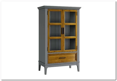 Шкаф для посуды Квадро-С 21 из массива сосны