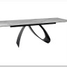Стол обеденный Signal DIUNA Ceramic 160 раскладной (Statuario Venato белый/черный мат) заказать по цене 156 634 руб. в Саратове