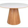 Стол обеденный Signal ANGEL Ceramic 120 (белый/дуб) заказать по цене 70 299 руб. в Саратове