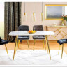 Стул кухонный Signal CHIC Velvet Bluvel 52 (античный розовый/золотой) заказать по цене 10 726 руб. в Саратове
