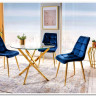 Стул кухонный Signal CHIC Velvet Bluvel 52 (античный розовый/золотой) заказать по цене 10 726 руб. в Саратове