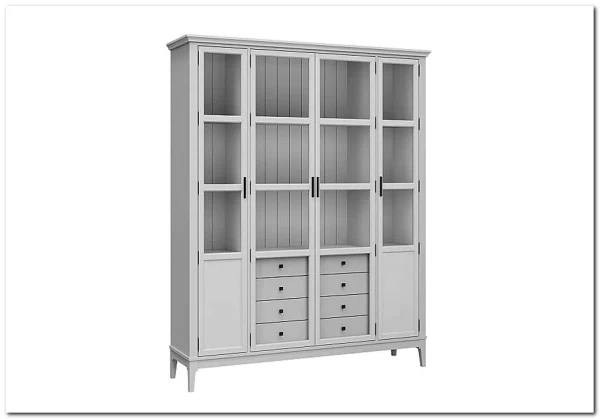 Шкаф для книг Квадро-С 422С/04 из массива сосны заказать по цене 93 269 руб. в Саратове