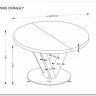 Стол обеденный Halmar FANIS OKRAGLY 120 (натуральный/черный) заказать по цене 71 903 руб. в Саратове