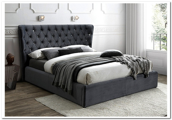 Кровать Signal CARVEN VELVET BLUVEL 14 (серый) 160/200 заказать по цене 87 225 руб. в Саратове