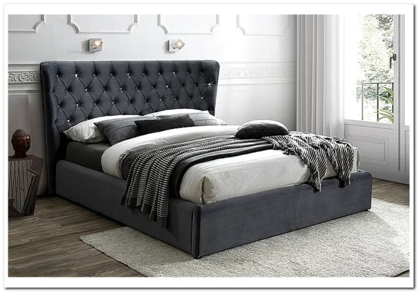 Кровать Signal CARVEN VELVET BLUVEL 14 (серый) 160/200 заказать по цене 88 969 руб. в Саратове