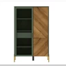 Витрина Siena REG1W1D/140 дымчатый зеленый/дуб вотан BRW заказать по цене 33 980 руб. в Саратове