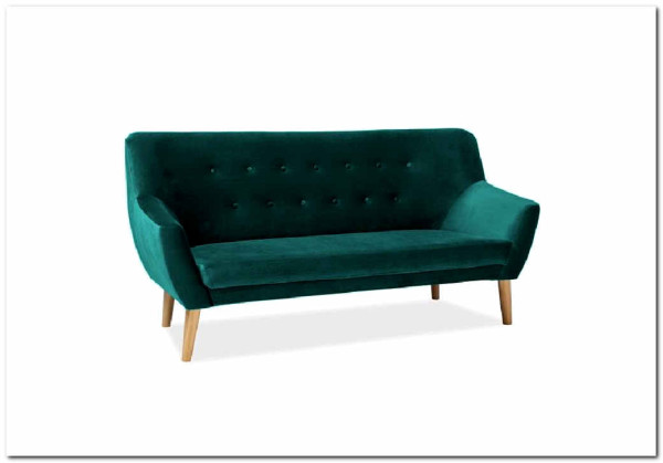 Диван Signal NORDIC 3 Velvet Bluvel 78 зеленый заказать по цене 67 577 руб. в Саратове