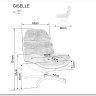 Кресло SIGNAL GISELLE (бежевый/бежевый/черный мат) заказать по цене 42 142 руб. в Саратове
