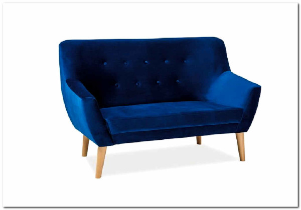 Диван Signal NORDIC 2 Velvet Bluvel 86 синий заказать по цене 54 053 руб. в Саратове