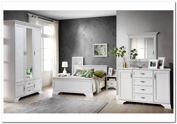Мебель для спальни Кентаки БРВ белая заказать по цене 140 150 руб. в Саратове