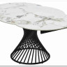 Стол BUENO 120 GLOSS GOLDEN JADE SOLID CERAMIC / BLACK, DISAUR заказать по цене 108 700 руб. в Саратове