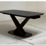 Стол BLANCO 160 MATT BLACK MARBLE SOLID CERAMIC / Орех, DISAUR заказать по цене 102 000 руб. в Саратове