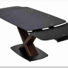 Стол BLANCO 160 MATT BLACK MARBLE SOLID CERAMIC / Орех, DISAUR заказать по цене 102 000 руб. в Саратове