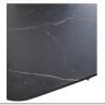 Стол BLANCO 160 MATT BLACK MARBLE SOLID CERAMIC / Орех, DISAUR заказать по цене 106 800 руб. в Саратове