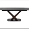 Стол BLANCO 160 MATT BLACK MARBLE SOLID CERAMIC / Орех, DISAUR заказать по цене 106 800 руб. в Саратове