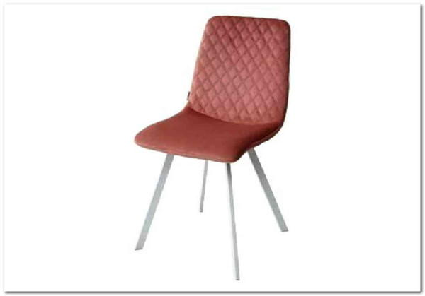 Стул DAIQUIRI BLUVEL-52 PINK / белый каркас, велюр заказать по цене 3 750 руб. в Саратове