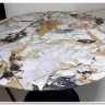 Стол TERAMO 135 GLOSS GRAND JADE SOLID CERAMIC, керамика, поворотн.механизм / Черный каркас, DISAUR заказать по цене 56 970 руб. в Саратове