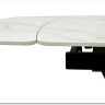 Стол ALATRI 120 MATT WHITE MARBLE SINTERED STONE / BLACK заказать по цене 75 200 руб. в Саратове