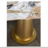 Стол TERAMO 135 GLOSS GRAND JADE SOLID CERAMIC, керамика, поворотн.механизм / Бронзовый, DISAUR заказать по цене 63 810 руб. в Саратове