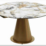 Стол TERAMO 135 GLOSS GRAND JADE SOLID CERAMIC, керамика, поворотн.механизм / Бронзовый, DISAUR заказать по цене 63 810 руб. в Саратове