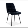 Стул кухонный Signal CHIC Velvet Bluvel 19 (черный/черный) заказать по цене 9 962 руб. в Саратове