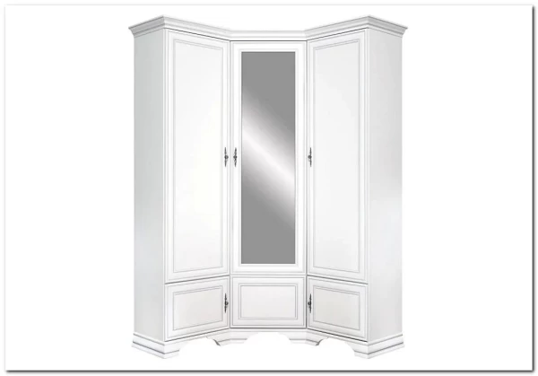 Шкаф угловой Кентаки SZFN5D белый БРВ заказать по цене 73 610 руб. в Саратове