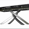 Стол ESTEBIO 160 KL-99 Белый мрамор матовый, итальянская керамика/ Серый металлик, DISAUR заказать по цене 100 240 руб. в Саратове