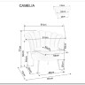 Кресло SIGNAL CAMELLIA Velvet Bluvel 14 (серый/золотой) заказать по цене 27 417 руб. в Саратове